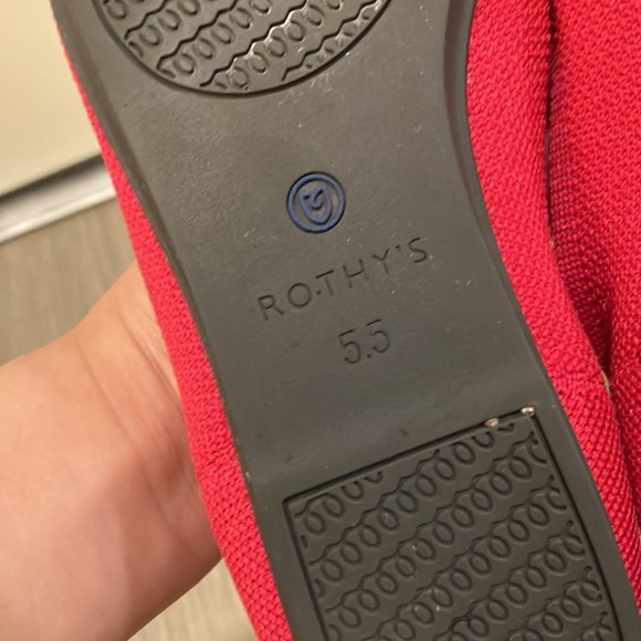Rothy’s round toe flats hot pink color size 5.5 - Picture 12 of 13